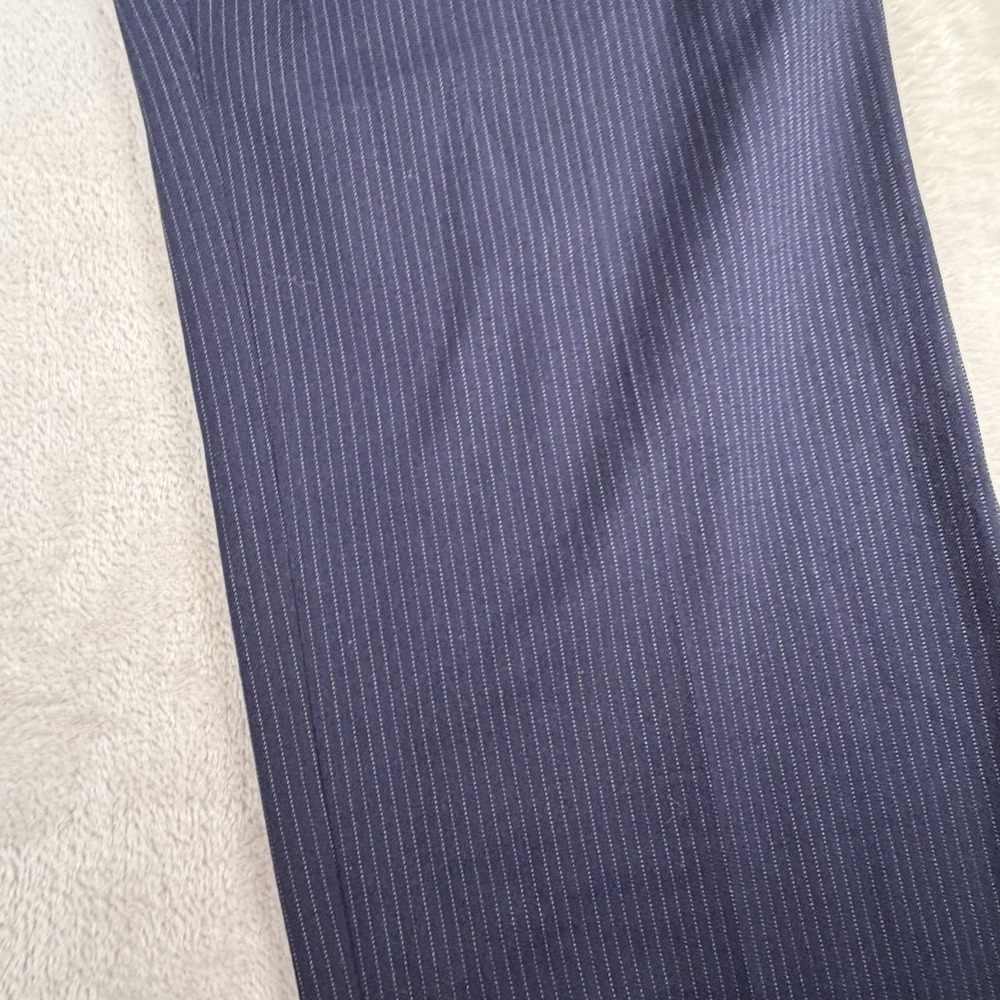 Lane Bryant The Curvy Allie Pants 28R Navy Pinstripe Career Dress Plus Size - Picture 2 of 8
